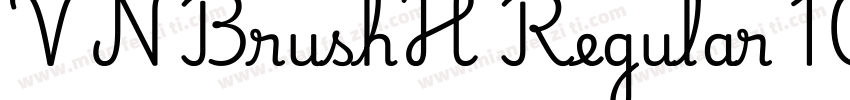 VNBrushH Regular 10字体转换